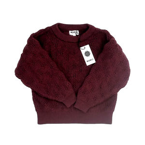 Mabli Girls Maroon Sweater size: 6 Years